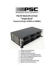 PSC RF Multi SR 12 Pack Manual