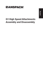 Anspach QD8-G1 Assembly And Disassembly