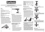 Fortum Proffesional 4770654 User Manual