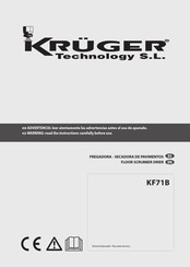Krüger Technology KF71B Instructions Manual