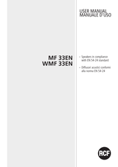 RCF MF 33EN User Manual