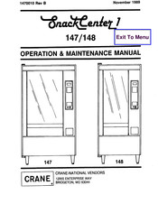 Crane 148 Operation And Maintenance Manual