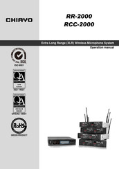 Chiayo RCC-2000 Operation Manual