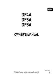 Suzuki Df6 Owners Manual