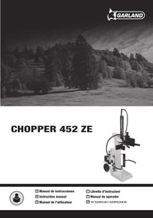Productos McLand GARLAND CHOPPER 452 ZE Series Instruction Manual