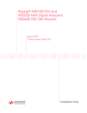 Keysight N9020B MXA Installation Note