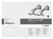 Bosch Professional GWS 18V-15 SC Original Instructions Manual