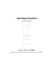 Daewoo RFP-461SE Operating Instructions Manual