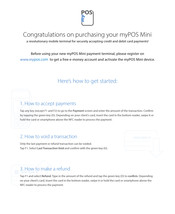 myPOS Mini Quick Start Manual