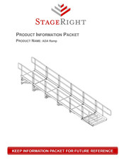 StageRight 350416 Product Information Packet