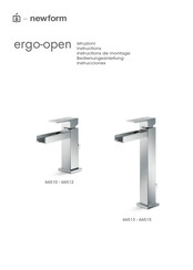 newform Ergo-open 66512 Instructions Manual