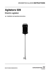 GRUNDFOS ALLDOS Agitators 509 Installation And Operating Instructions Manual