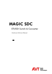 AVT MAGIC SDC Hardware And Software Manual