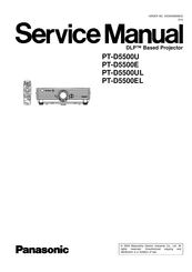 Panasonic PTD5500UL - DLP PROJECTOR Service Manual
