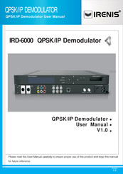 Irenis IRD-6000 User Manual