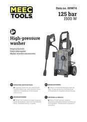 Meec tools 009874 Operating Instructions Manual