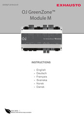 Exhausto OJ GreenZone Module M Instructions Manual