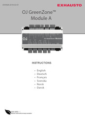 Exhausto OJ GreenZone Module A Instructions Manual