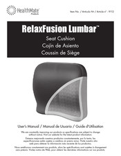 HealthMate RelaxFusion Lumbar 9112 User Manual