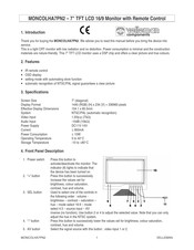Velleman MONCOLHA7PN2 Manual