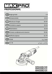 MaxPro PROFESSIONAL MPAG680/100 Manual