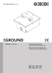 GI.BI.DI GROUND 624 Instructions For Installations