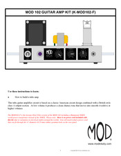 Mod K-MOD102-F Instructions Manual
