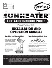 SmartPool SunHeater S421 Installation And Operation Manual