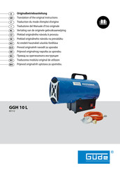Gude GGH 10 L Translation Of The Original Instructions