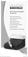 Soehnle Comfort Vital Operating Instructions Manual