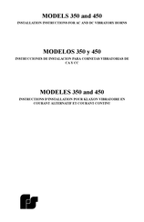 Federal Signal Corporation 450 Installation Instructions Manual