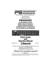PS Engineering PMA8000E Pilot's Manual And Operation Manual