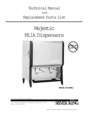 Silver King Majestic SK10MAJ Technical Manual And Replacement Parts List