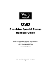 Trinity Amps Overdrive Special Design Builder's Manual
