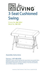 for Living 088-1520-8 Assembly Instructions Manual