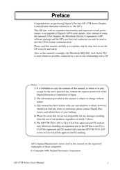 Digital Equipment Pro-face GP-377R Series User Manual