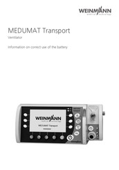 Weinmann MEDUMAT Transport Quick Start Manual
