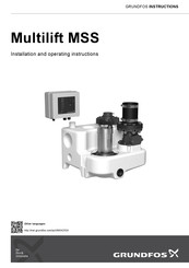 Grundfos Multilift MSS Installation And Operating Instructions Manual