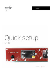 Trinnov Audio Ovation2 Quick Setup Manual