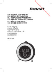Brandt BCR160P Instruction Manual