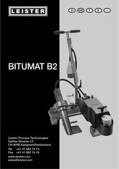 Leister BITUMAT B2 Operating Instructions Manual