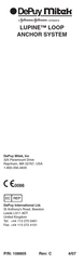 Johnson & Johnson DePuy Mitek LUPINE Manual