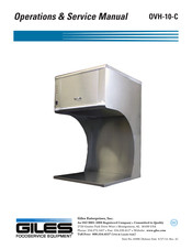 GILES OVH-10-C Operation & Service Manual