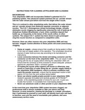 Deldent JETPOLISHER 2000 Instructions