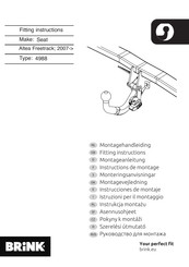 Brink 4988 Fitting Instructions Manual