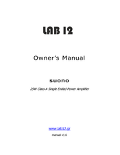 Lab 12 suono Owner's Manual