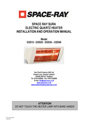 Space-Ray SURA GSS20 Installation And Operation Manual