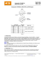 TE Connectivity 47918 Instruction Sheet