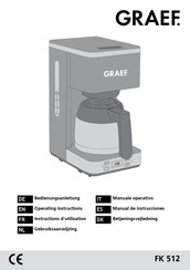 Graef FK 512 Operating Instructions Manual