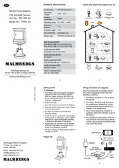 Malmbergs TP001-ZA Instruction Manual
